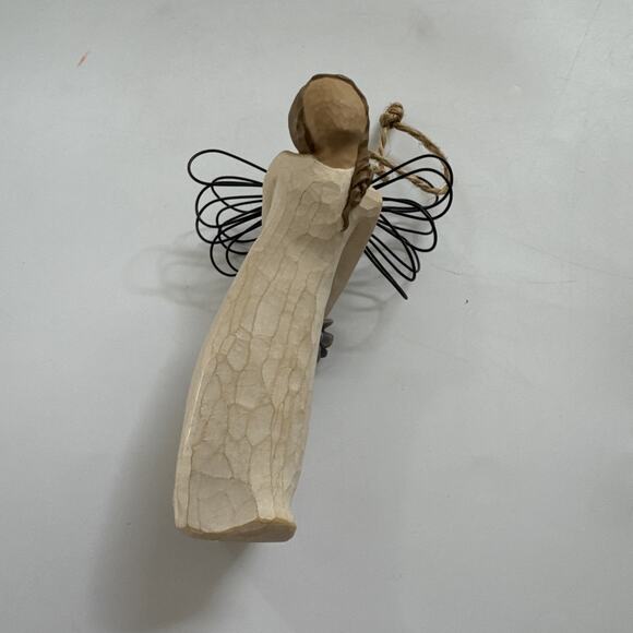 Willow Tree Thank You 5.5" Angel Purple Flowers Figurine - Picture 4 of 7